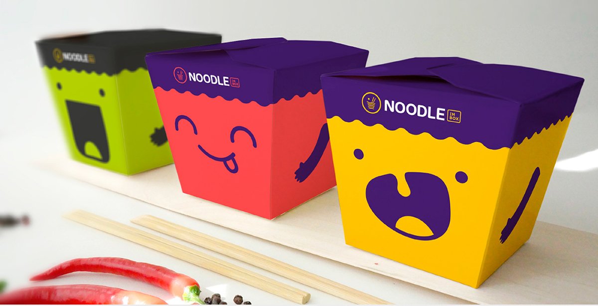 NOODLE餐飲品牌設(shè)計  包裝盒設(shè)計