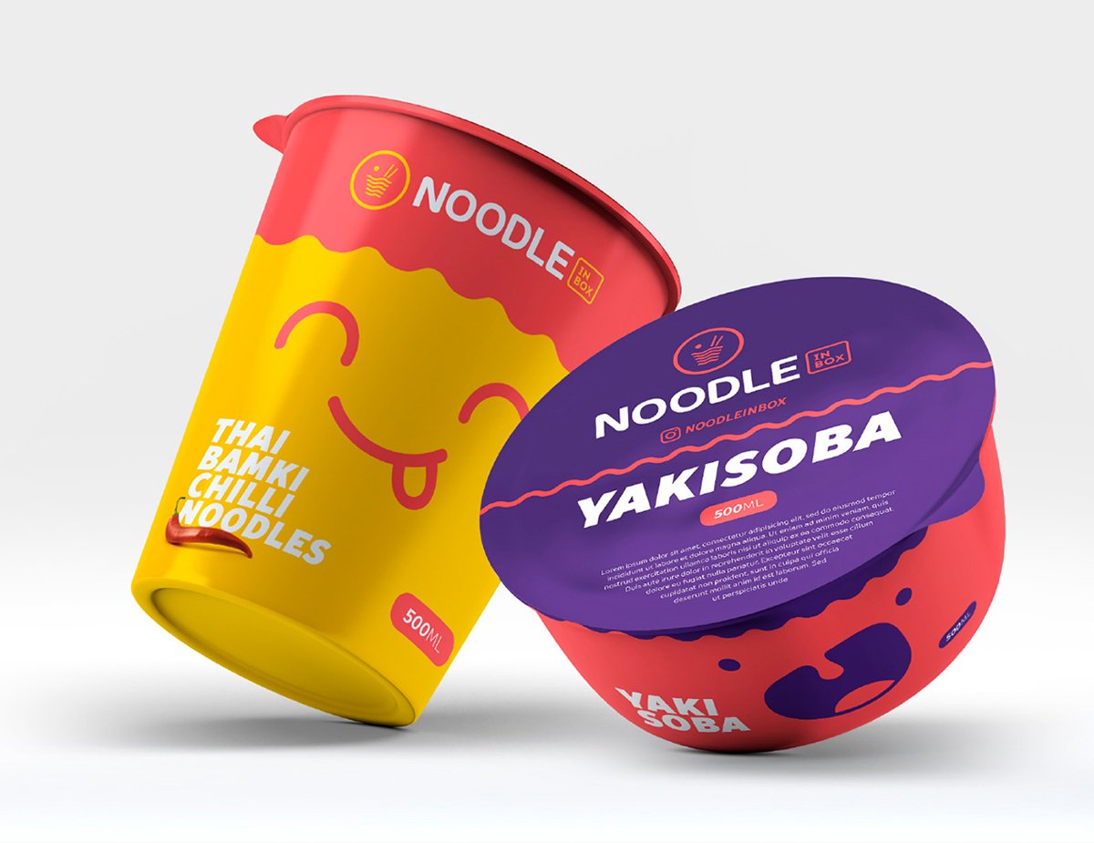 NOODLE餐飲品牌設(shè)計   包裝瓶設(shè)計