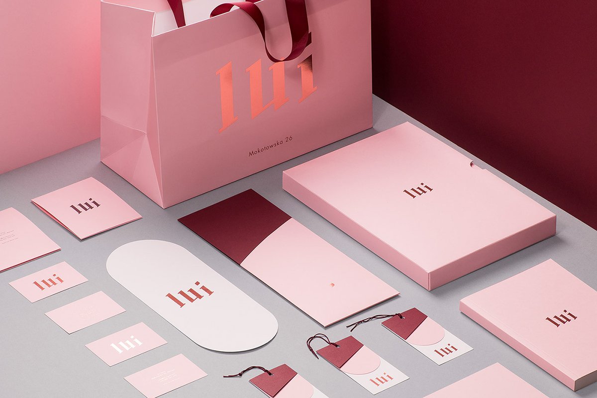 Lui服飾概念店品牌設(shè)計  VI應(yīng)用展示
