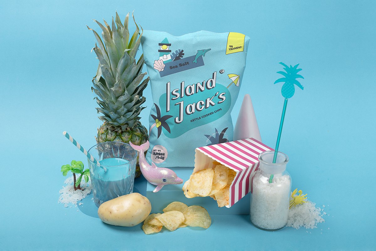 深圳品牌設(shè)計  深圳品牌策劃  島杰克薯片包裝設(shè)計形象  包裝設(shè)計