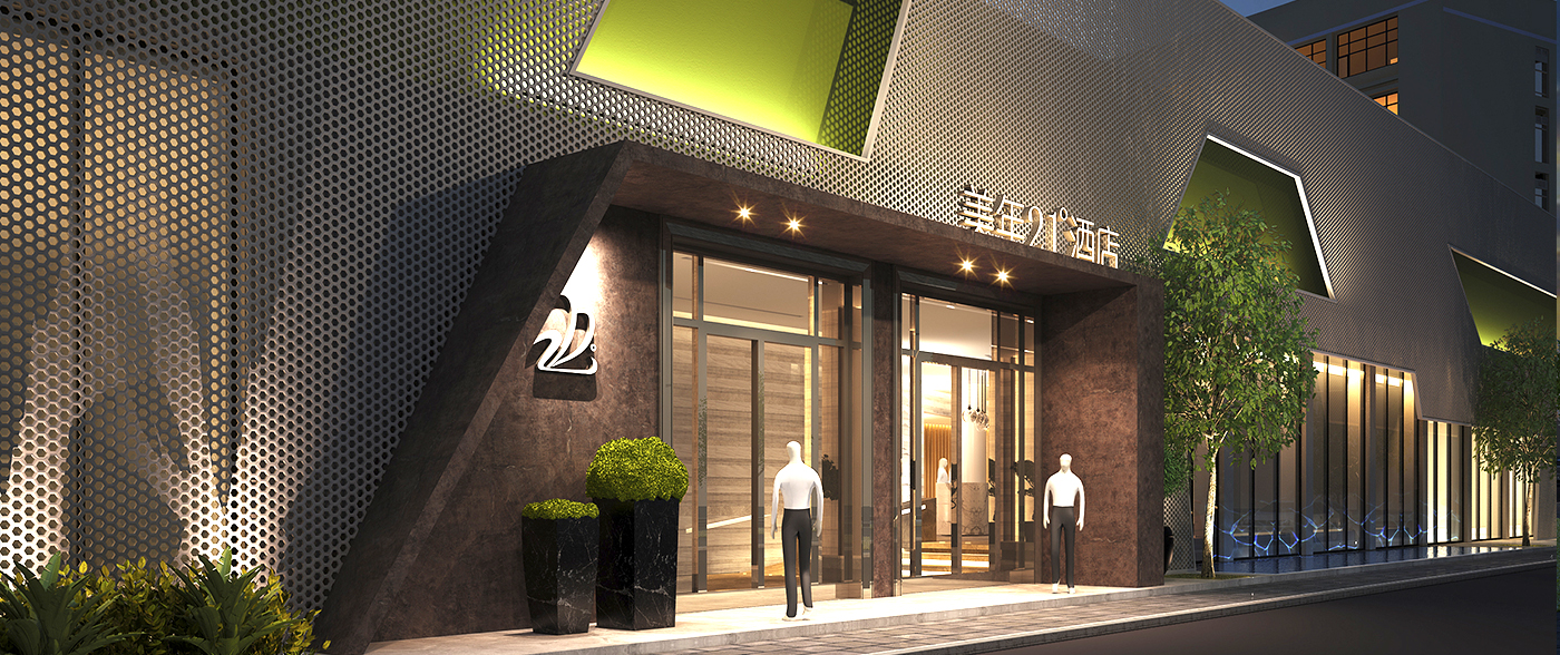 高端人文酒店空間設(shè)計－左右格局